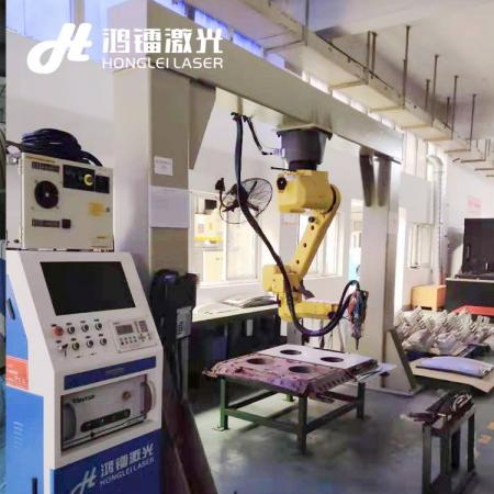 六轴机器人三维激光切割机 金属拉伸件异形管件切孔、切边